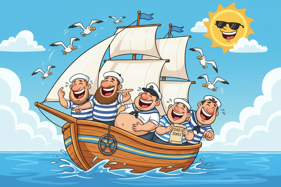 Seglerwitze – Lachen zwischen Windstille & Starkwind